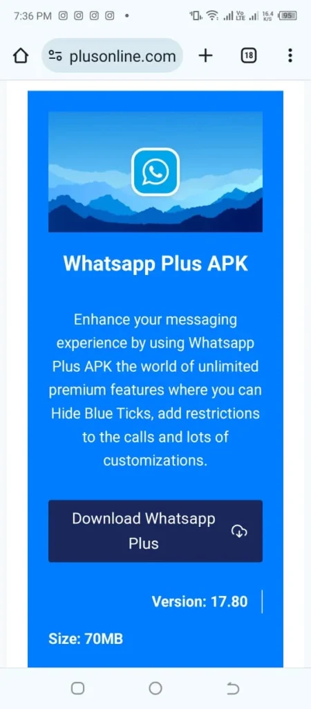 Download Whatsapp Plus APK